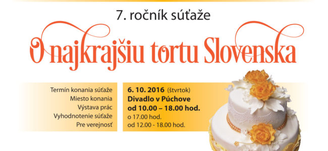 O najkrajšiu tortu Slovenska 2016