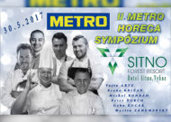 Podrobný program 2. METRO Horeca sympózium 2017