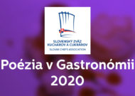 Vyhlásenie súťaže Poézia v Gastronómii 2020