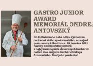 Vyhlásenie súťaže GASTRO JUNIOR AWARD – memoriál Ondreja Antovszkého