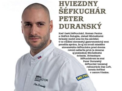Časopis GASTRO – HVIEZDNY ŠÉFKUCHÁR PETER DURANSKÝ