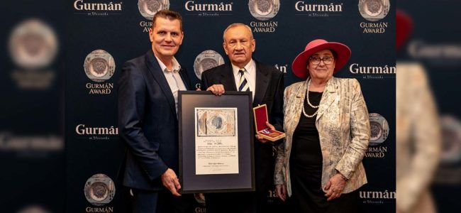 Prestížne ocenenie GURMAN AWARD GRAND PRIX 2023 – cena za celoživotné dielo bolo udelené pánovi Ivanovi Vozárovi