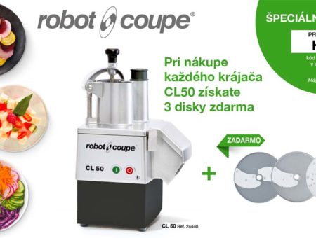 Spoločnosť Robot Coupe ponúka akciu pre odberateľov zo Slovenskej republiky